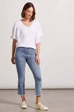 Women's Audrey Pull On Slim w/ Embroidery and Cut Outs
