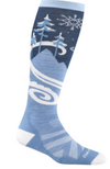 Women's Darn Tough Swirlwind Over-The-Calf Lightweight Cushion Snow Socks