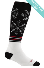 Women's Darn Tough Snowfall Over The Calf Midweight Cushion Snow Socks