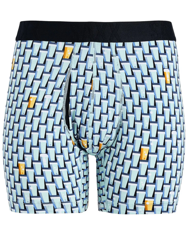 MENS SAXX DROPTEMP COOLING COTTON BOXER BRIEF FLY