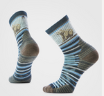 WOMEN'S HIKE BEAR STRIPE MID CREW SOCKS