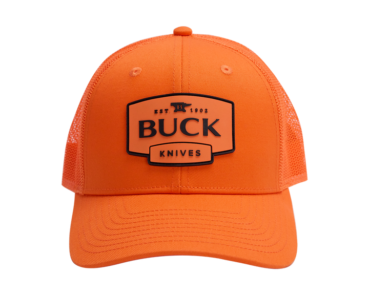 Blaze Orange Logo PVC Patch Hat