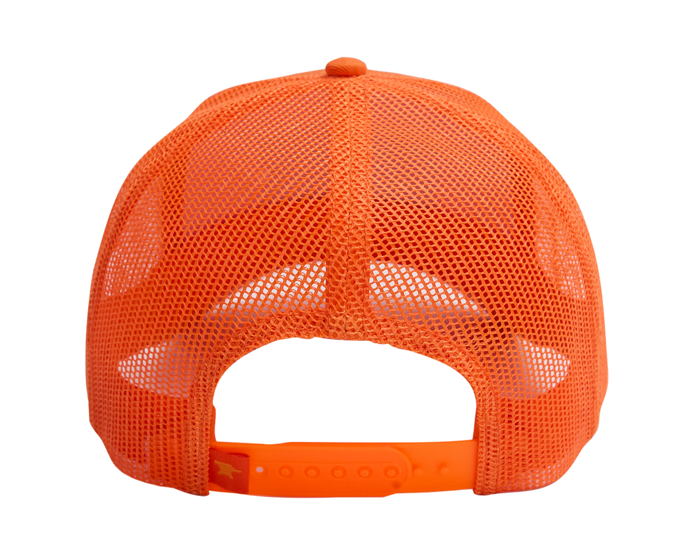 Blaze Orange Logo PVC Patch Hat