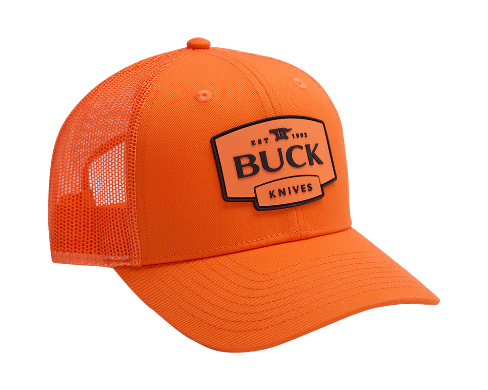 Blaze Orange Logo PVC Patch Hat