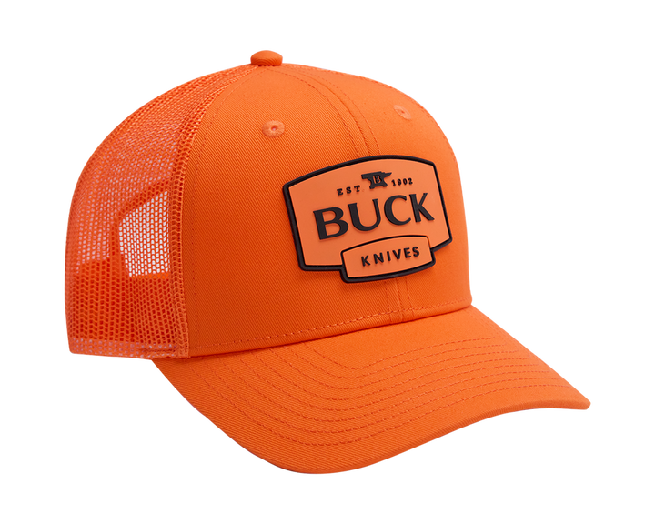 Blaze Orange Logo PVC Patch Hat