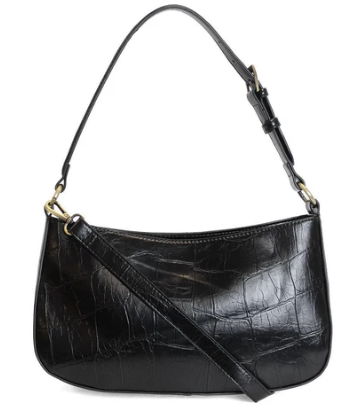 JOY SUSAN Erin Faux Croc Hobo Shoulder/ Crossbody