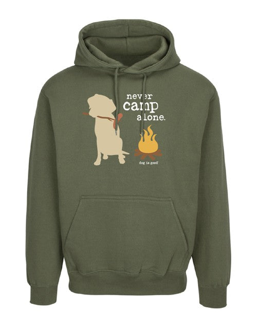 NEVER CAMP ALONE HOODIE