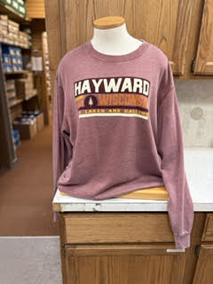 HAYWARD CREW SWEATSHIRT THE LAKE IS CALLING