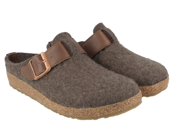 HAFLINGER GRIZZLY BUCKLE CLOGS