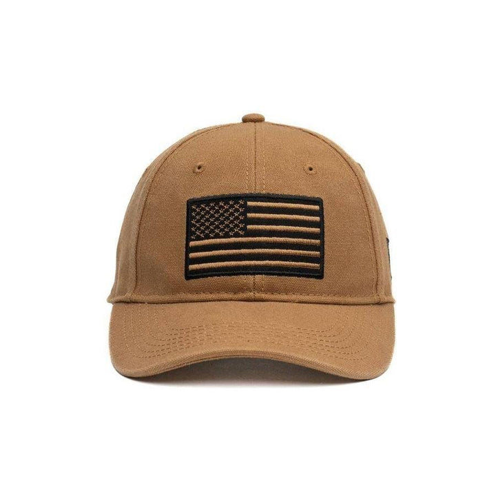 GRUNT STYLE EMBROIDERED AMERICAN FLAG HAT
