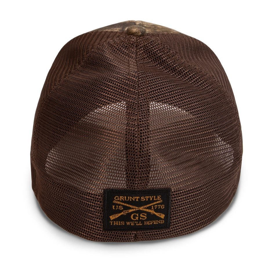 GRUNT STYLE REALTREE APX FLAG STRETCH FIT HAT