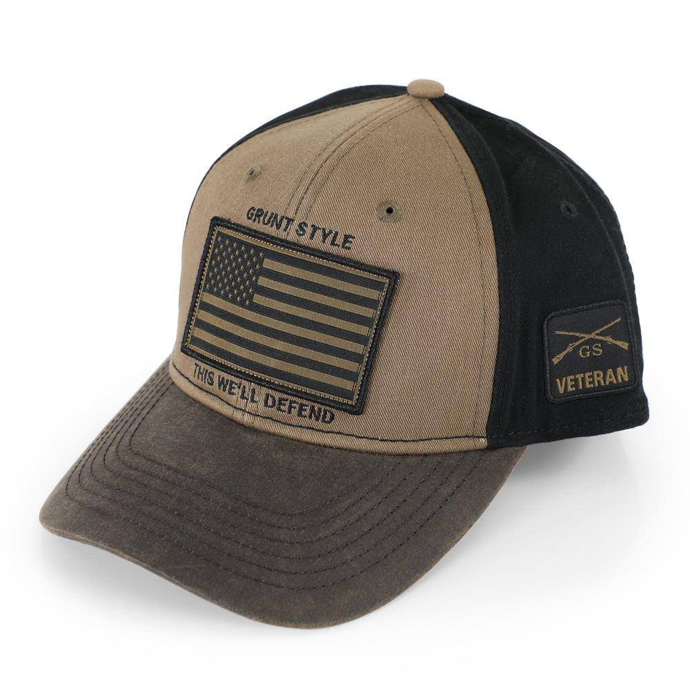 GRUNT STYLE VETERAN FLAG HAT