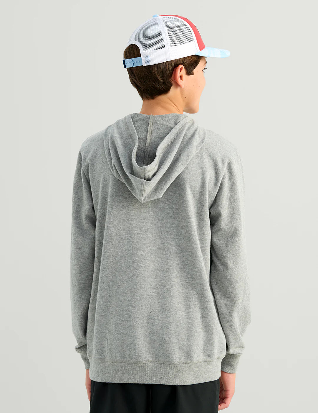 HUK KIDS EDISTO SCRIPT TERRY HOODIE