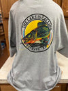 THE LAKE IS CALLING WALLEYE T-SHIRT