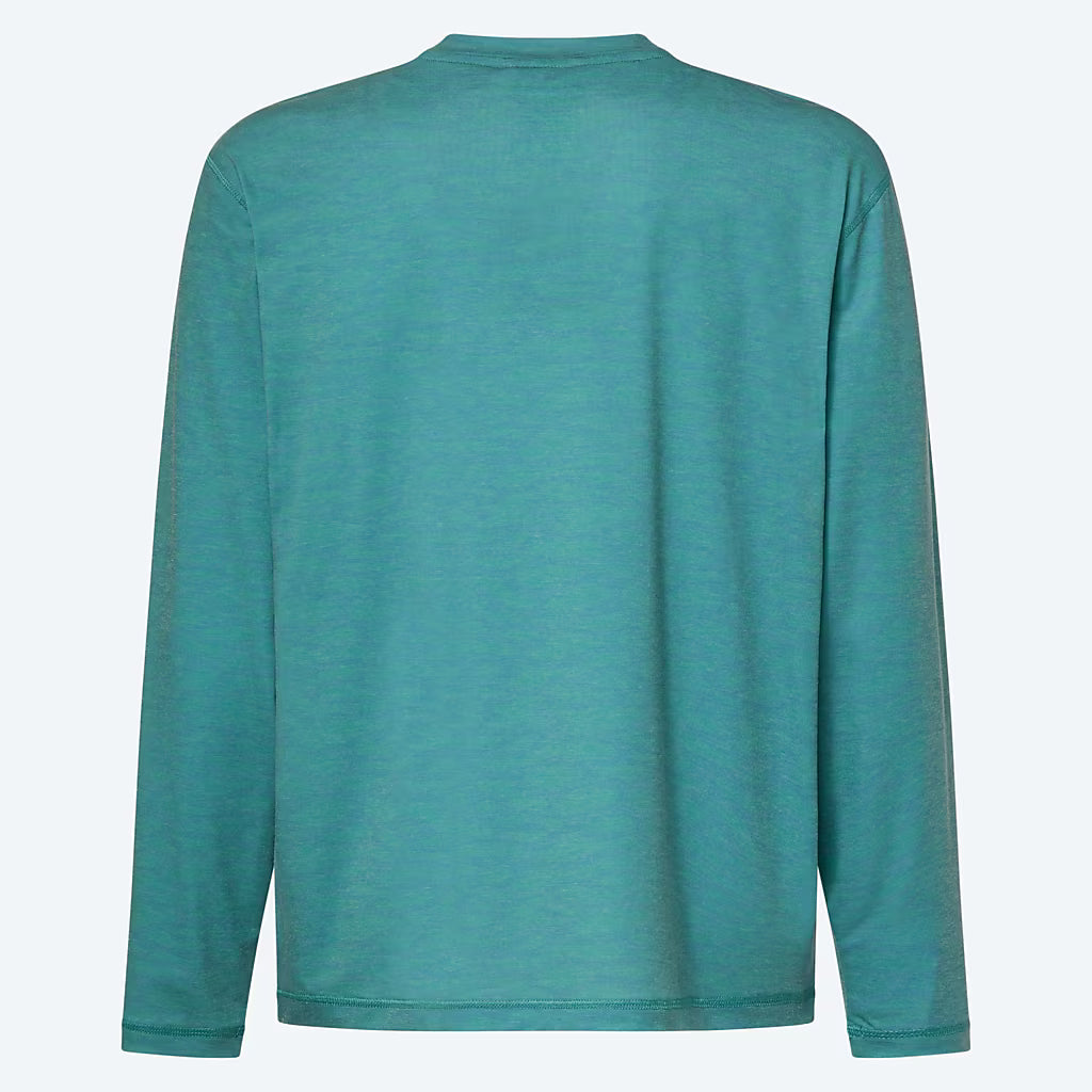 MENS COSTA LS VOYAGER CREW WATER PRINT