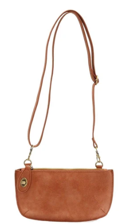JOY SUSAN FAUX SUEDE MINI CROSSBODY WRISTLET CLUTCH