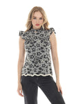 RAIN AND ROSE STELLA FLORAL TOP