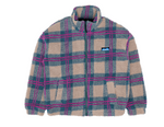 KAVU WOMENS LOVEN SHERPA FLEECE JACKET
