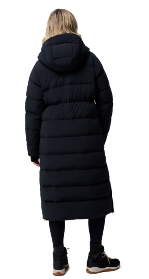 WOMENS COLUMBIA AMAZE PUFF LONG HOODED JACKET