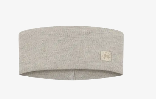 Buff Merino Wide Headband Solid