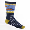 MENS  WAY BACK MIDWEIGHT CREW SOCK