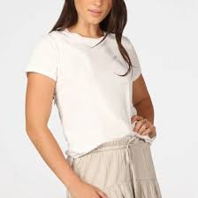 Short Sleeve Crew w/ Wide Slits