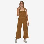 Women's Stand Up Cropped Corduroy Overalls