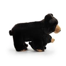 BLACK BEAR AND BABY PLUSH