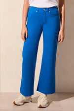 Fly Front 5 Wide Leg Pants