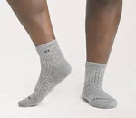 Men's Solid Midweight Micro Crew Sock