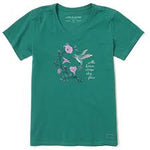 Women's Hummingbird Brave Wings Short Sleeve Tee