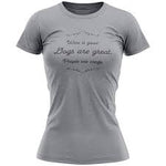 Wine is Good, Dogs are Great, People are Crazy T Shirt