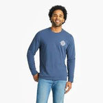 Men's Long Sleeve Crusher Lit Positive Compass