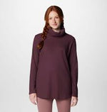 Holly Hideaway Waffle Cowl Neck Pullover