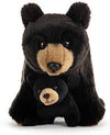 BLACK BEAR AND BABY PLUSH
