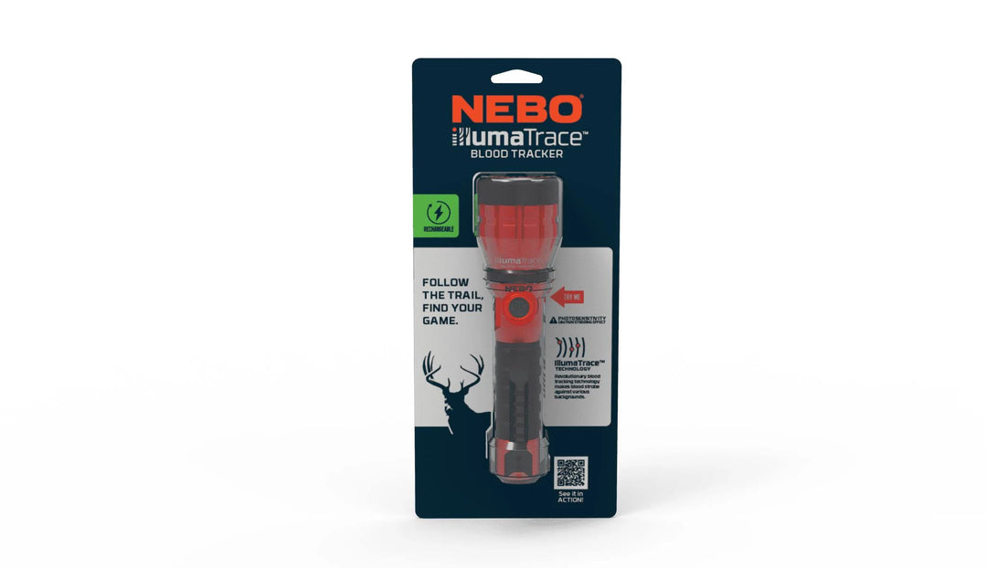 NEBO ILLUMATRACE BLOOD DETECTING LED HANDHELD FLASHLIGHT