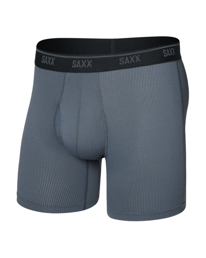 MENS SAXX QUEST QUICK-DRY MESH BOXER BRIEF FLY