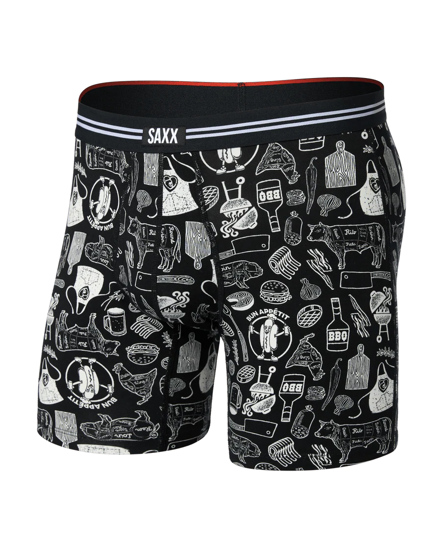 MENS SAXX VIBE XTRA SOFT COMFORT BOXER BRIEF FLY