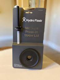 HYDROFLASK Medium Press In Straw Lid
