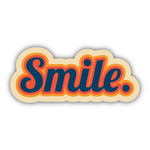 Smile Typography Sticker