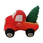 Red Truck W/ Tree Squeaker Holiday