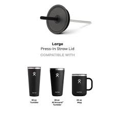 Large Press-In Straw Lid