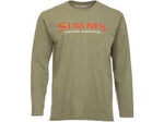 Men's Simms Logo Long Sleeve Shirt