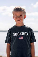 Youth's Dockboy Ringspun Flag Tee